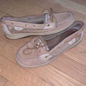 Sperrys gold sparkle
